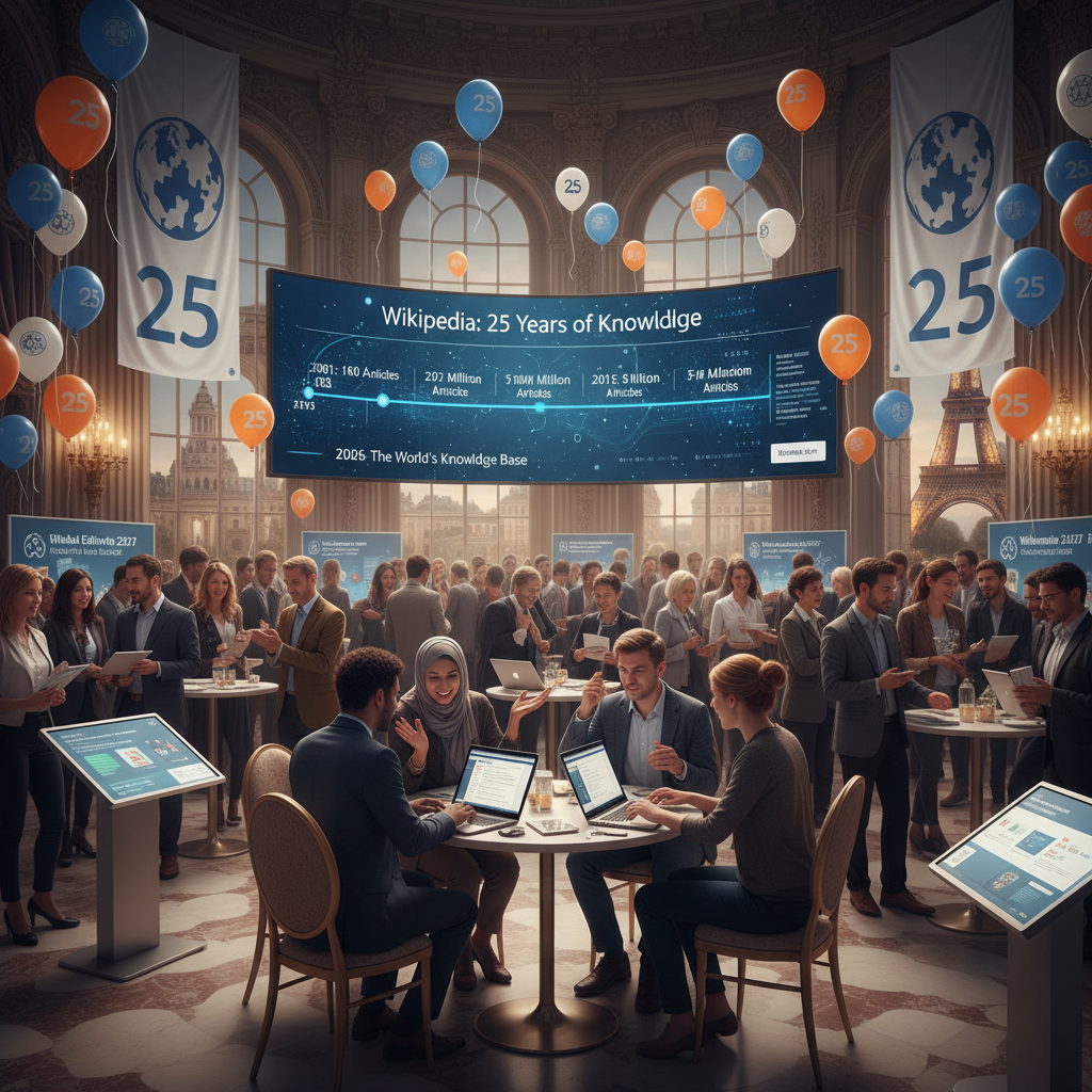Wikimedia Commemorates 25 Years of Wikipedia: From 100 Pages to a World of Knowledge!